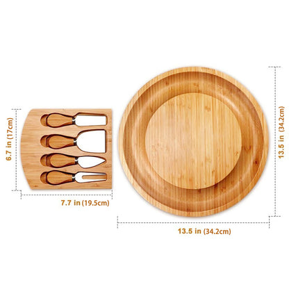 YevEra™ | Bamboo Cheese Board